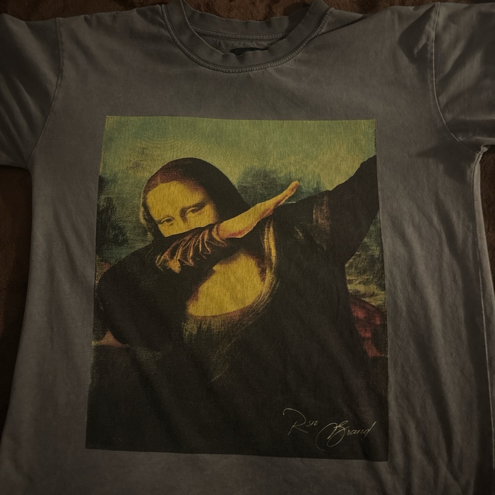 Reason Gray Mona Lisa Graphic Tee